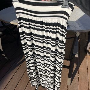 Maxi Striped Skirt
